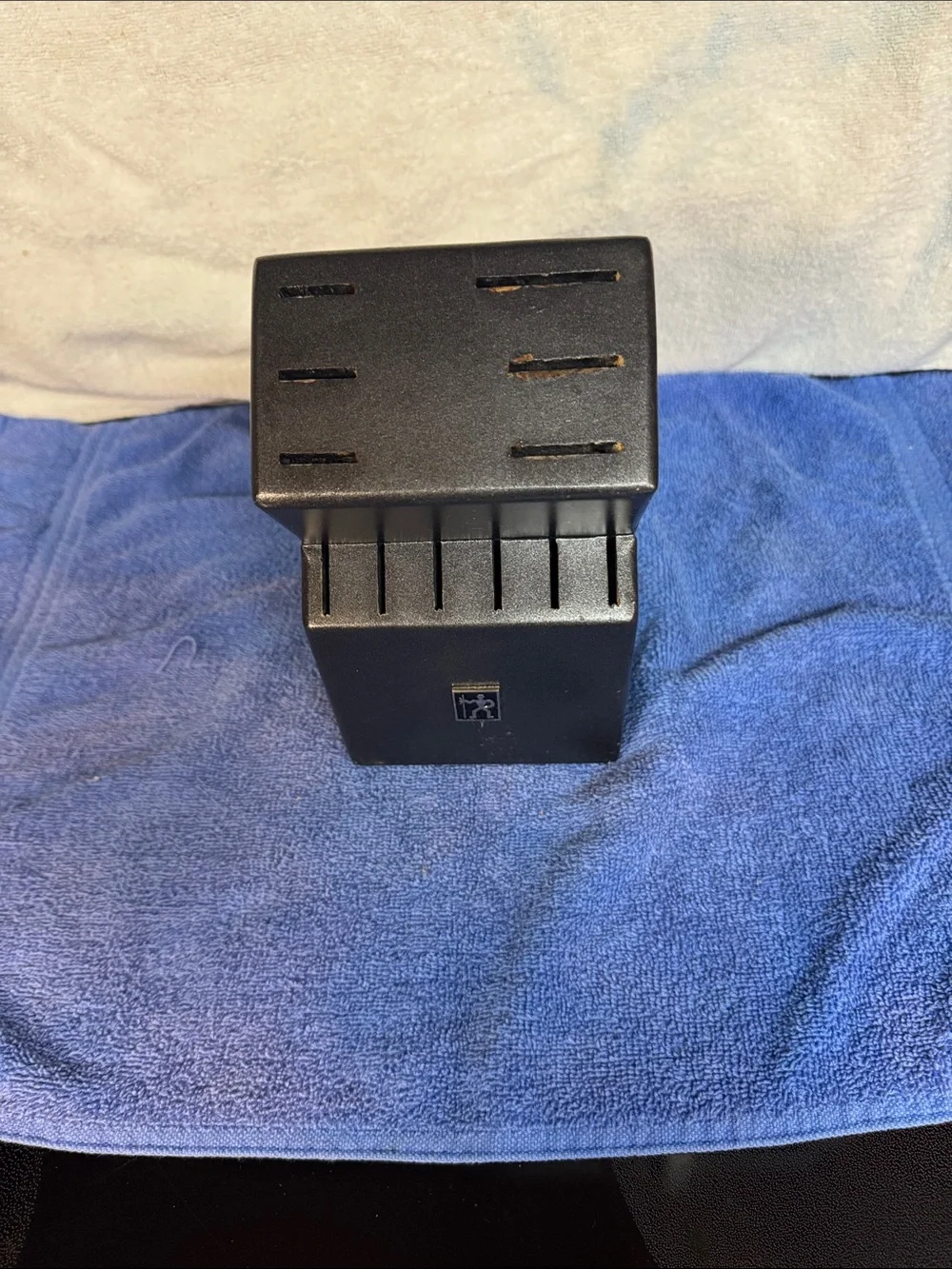 Zwilling J.A. Henckels Black Wood 12 Slot Counter Top Knife Block